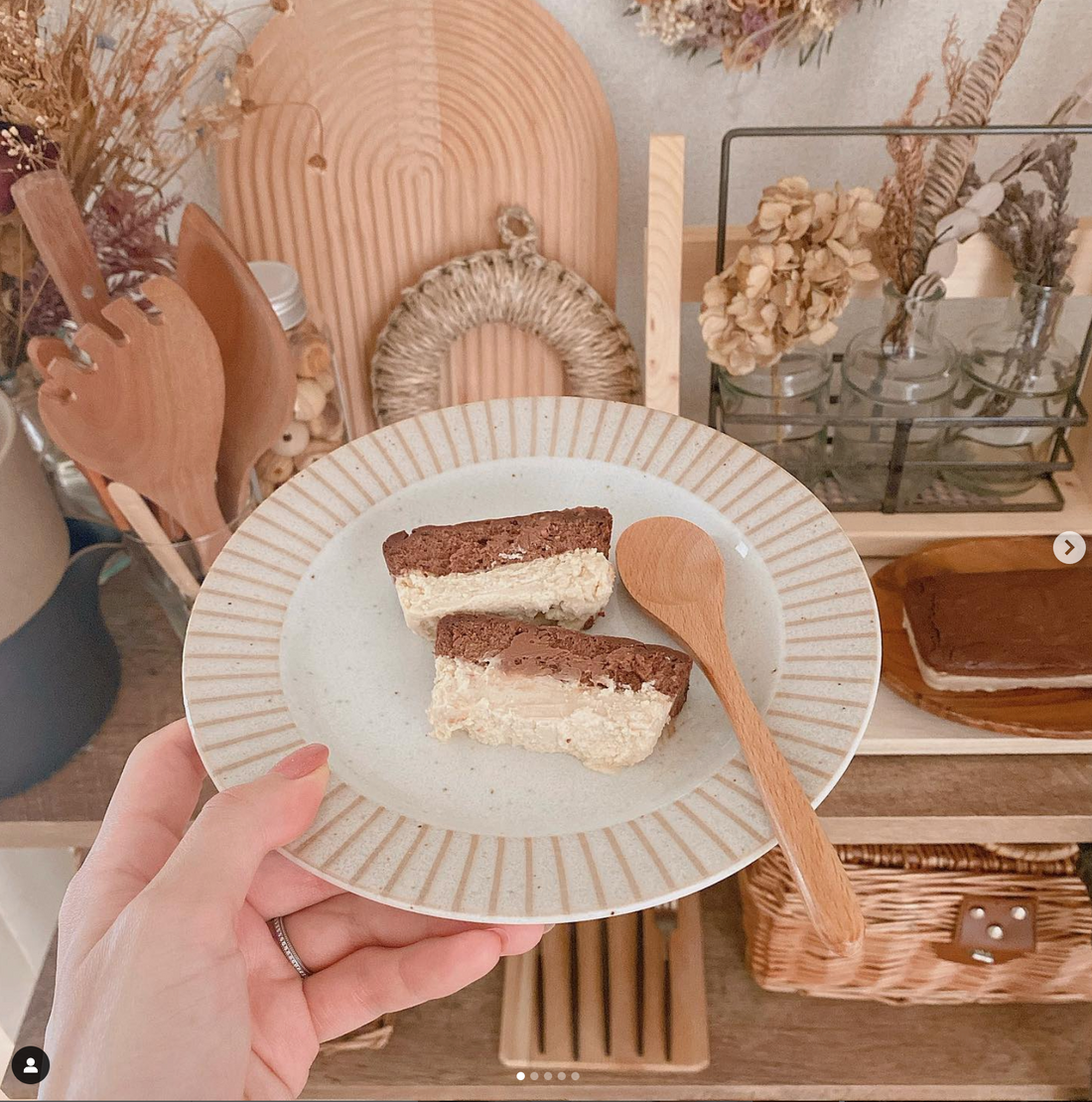 仙台カフェ⌇ 仙台グルメ⌇全国お取り寄せスイーツ様にママのチーズケーキを食べていただきました。