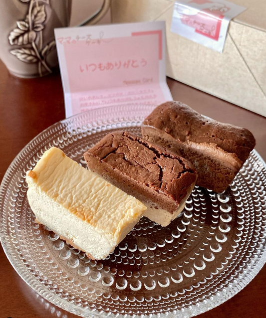ヨシエ ＊ 名古屋グルメ様にママのチーズケーキを食べていただきました。